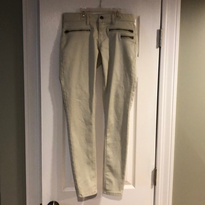 Jeans with Zippers Juniors Size 6‎ Stretch